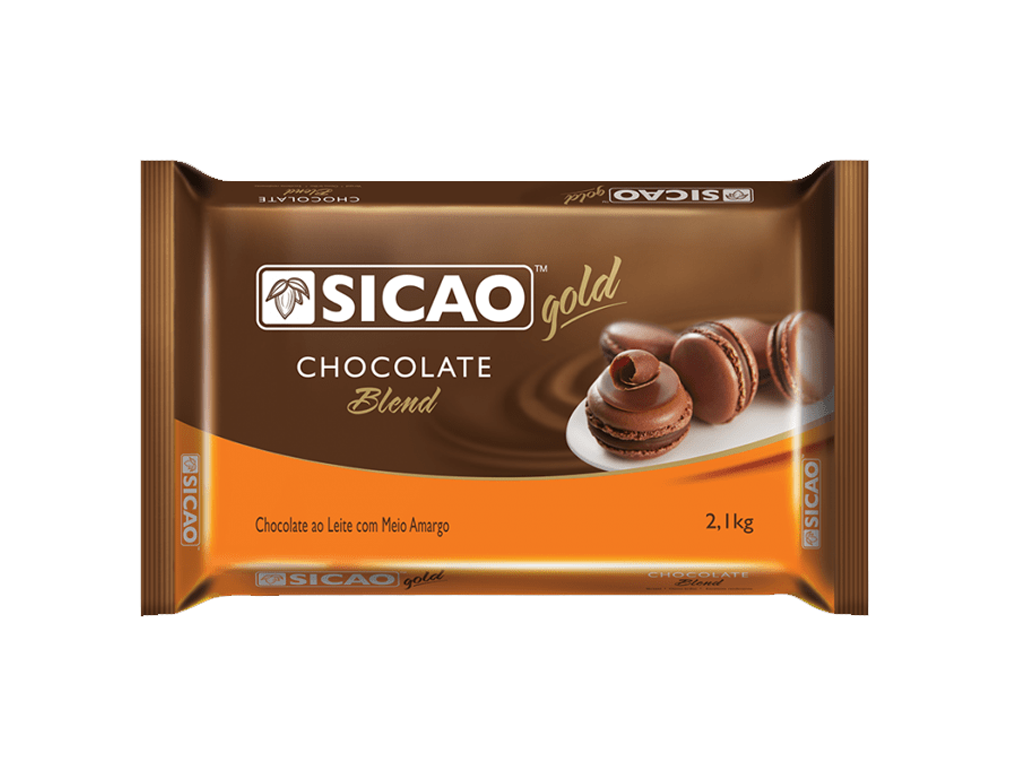 CHOCOLATE AO LEITE MEIO AMARGO GOLD BLEND SICAO 2,1 KG 